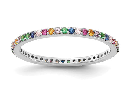 Sterling Silver Rings Style QR7173 - Classique Jewelry Inc.