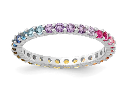 Sterling Silver Rings Style QR7174 - Classique Jewelry Inc.