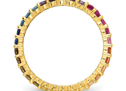 Sterling Silver Rings Style QR7174GP - Classique Jewelry Inc.