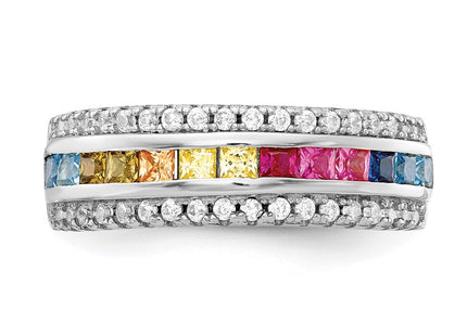 Sterling Silver Rings Style QR7175 - Classique Jewelry Inc.