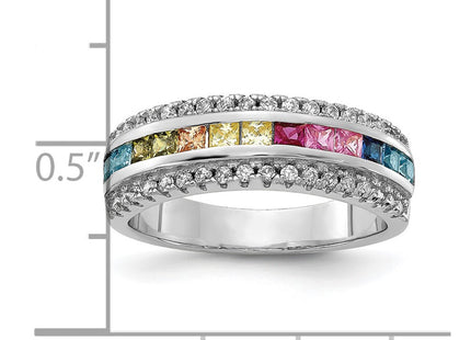 Sterling Silver Rings Style QR7175 - Classique Jewelry Inc.