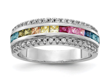 Sterling Silver Rings Style QR7175 - Classique Jewelry Inc.