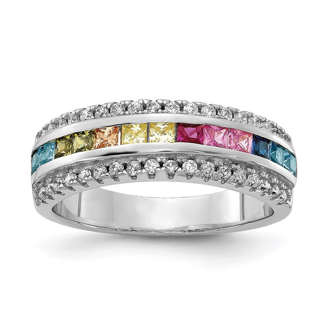 Sterling Silver Rings Style QR7175 - Classique Jewelry Inc.