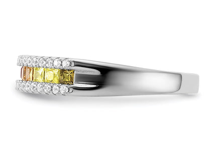 Sterling Silver Rings Style QR7177 - Classique Jewelry Inc.