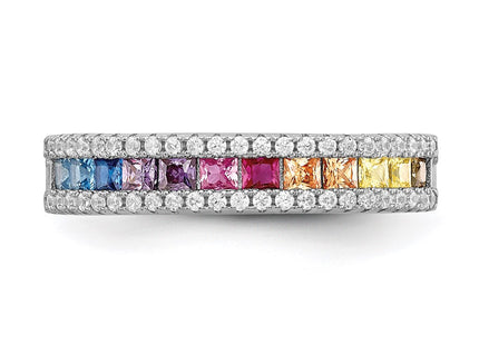 Sterling Silver Rings Style QR7177 - Classique Jewelry Inc.