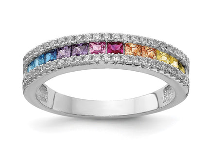 Sterling Silver Rings Style QR7177 - Classique Jewelry Inc.