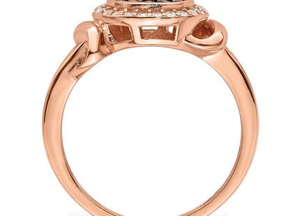 Sterling silver cubic zirconia ring, alternate view