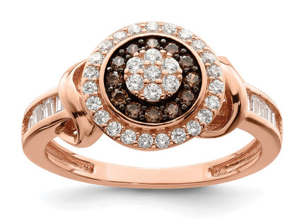 Sterling silver cubic zirconia ring