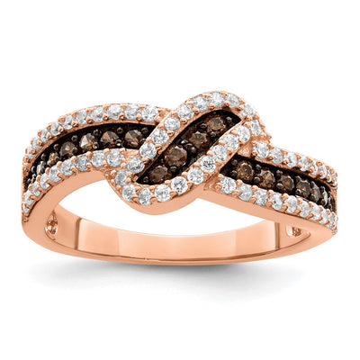 Sterling silver cubic zirconia ring