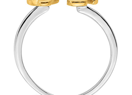 SS/Gold Plated Rings Style QR7224 - Classique Jewelry Inc.