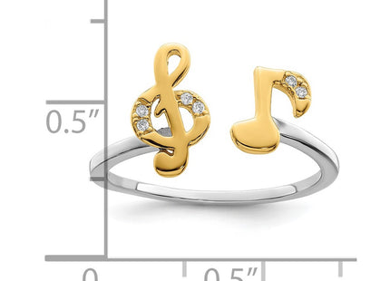 SS/Gold Plated Rings Style QR7224 - Classique Jewelry Inc.