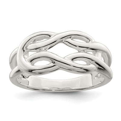 Sterling silver knot ring