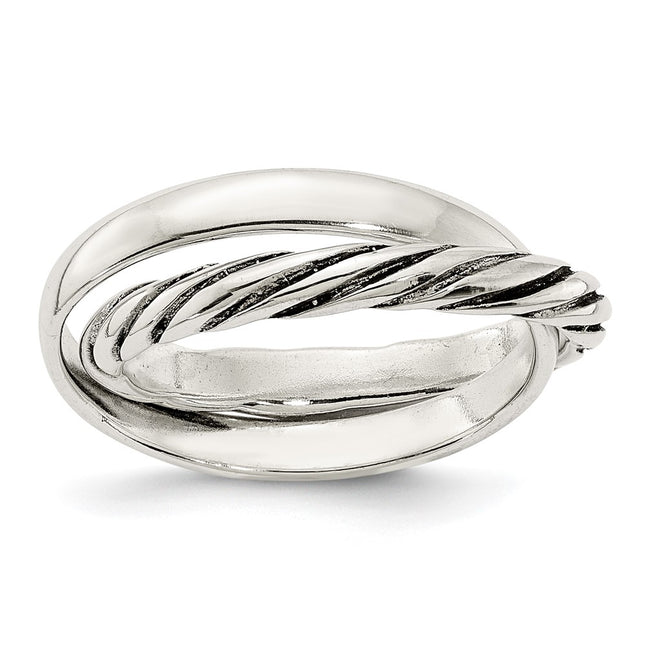 Sterling Silver Rings Style QR7236 - Classique Jewelry Inc.