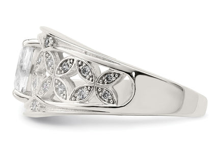 Sterling Silver Rings Style QR7249 - Classique Jewelry Inc.