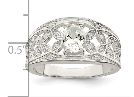 Sterling Silver Rings Style QR7249 - Classique Jewelry Inc.