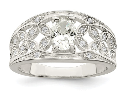 Sterling Silver Rings Style QR7249 - Classique Jewelry Inc.