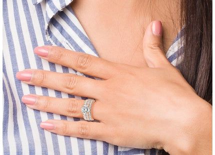 Sterling Silver Rings Style QR7284 - Classique Jewelry Inc.