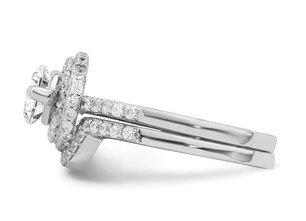 Sterling Silver Rings Style QR7299 - Classique Jewelry Inc.