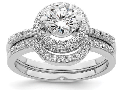 Sterling Silver Rings Style QR7299 - Classique Jewelry Inc.