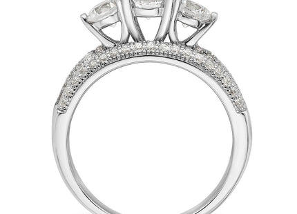 Sterling Silver Rings Style QR7302 - Classique Jewelry Inc.