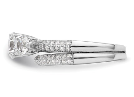 Sterling Silver Rings Style QR7302 - Classique Jewelry Inc.