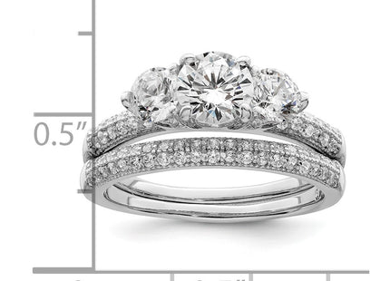 Sterling Silver Rings Style QR7302 - Classique Jewelry Inc.