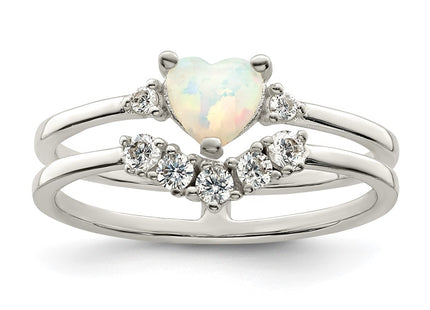 Sterling Silver Rings Style QR7331 - Classique Jewelry Inc.