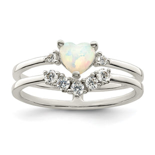 Sterling Silver Rings Style QR7331 - Classique Jewelry Inc.