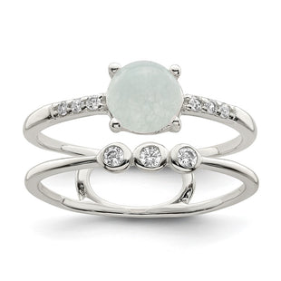 Sterling Silver Rings Style QR7336 - Classique Jewelry Inc.