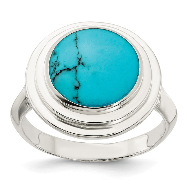 Sterling silver turquoise ring