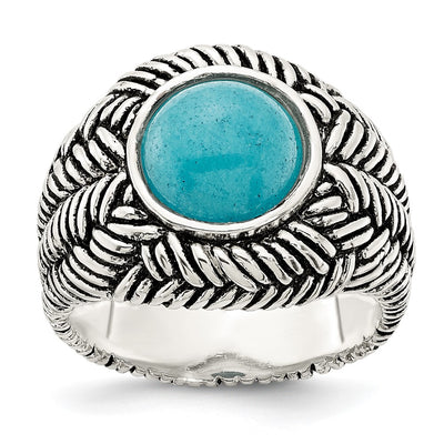 Sterling silver turquoise ring