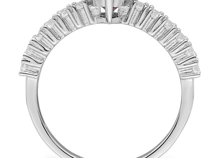 Sterling Silver Rings Style QR7356 - Classique Jewelry Inc.