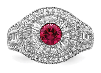 Sterling Silver Rings Style QR7360 - Classique Jewelry Inc.