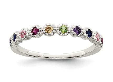 Sterling Silver Rings Style QR7368 - Classique Jewelry Inc.
