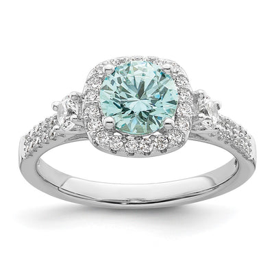 Sterling silver cubic zirconia ring