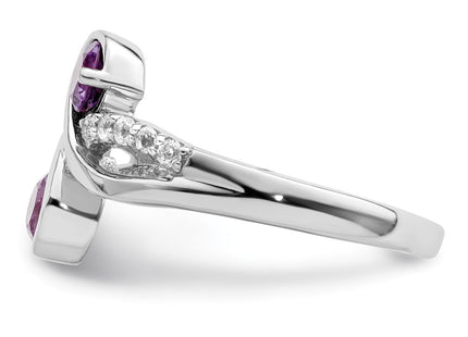 Sterling Silver Rings Style QR7413AM - Classique Jewelry Inc.