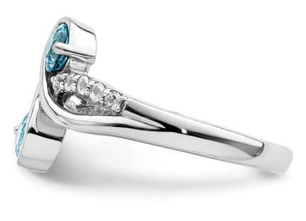 Sterling Silver Rings Style QR7413BT - Classique Jewelry Inc.
