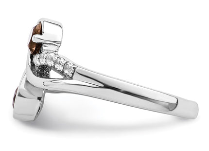 Sterling Silver Rings Style QR7413SQ - Classique Jewelry Inc.