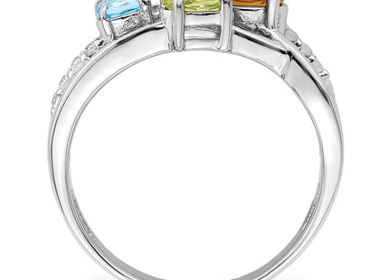 Sterling Silver Rings Style QR7415RB - Classique Jewelry Inc.