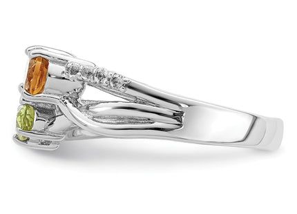 Sterling Silver Rings Style QR7415RB - Classique Jewelry Inc.