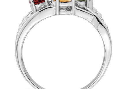 Sterling Silver Rings Style QR7416RB - Classique Jewelry Inc.