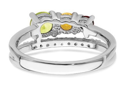 Sterling Silver Rings Style QR7419RB - Classique Jewelry Inc.
