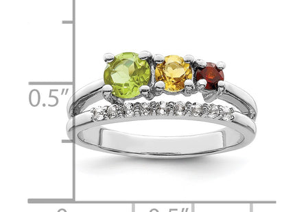 Sterling Silver Rings Style QR7419RB - Classique Jewelry Inc.