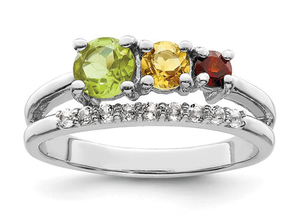 Sterling Silver Rings Style QR7419RB - Classique Jewelry Inc.