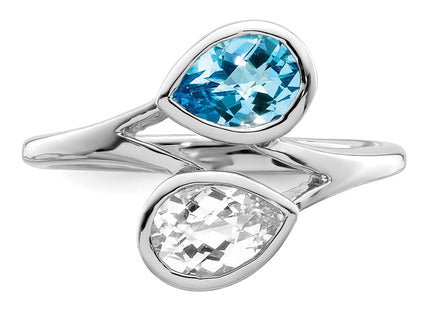 Sterling Silver Rings Style QR7420BT - Classique Jewelry Inc.