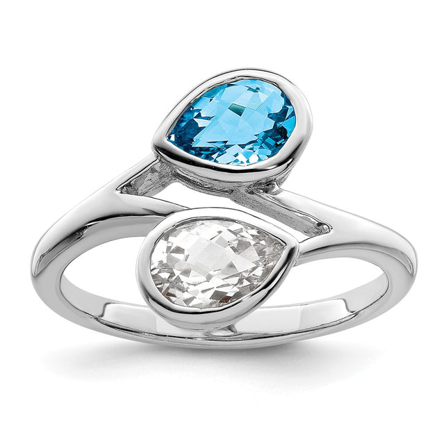 Sterling Silver Rings Style QR7420BT - Classique Jewelry Inc.