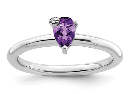 Sterling Silver Rings Style QR7422AM - Classique Jewelry Inc.