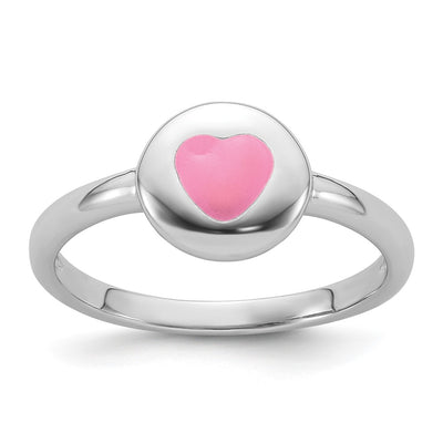 Sterling silver heart ring