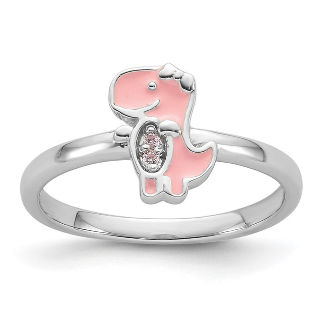 Sterling silver cubic zirconia ring