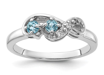 Sterling Silver Rings Style QR7438BT - Classique Jewelry Inc.